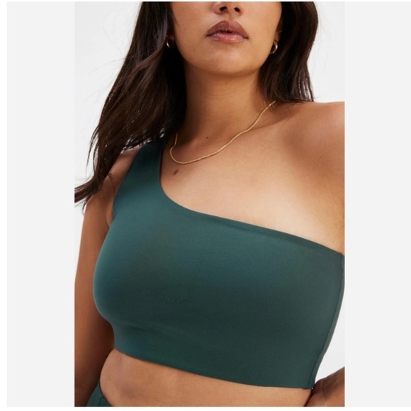 Girlfriend Collective Bianca One Shoulder Bra NWT, Size Medium - Picture 3 of 8